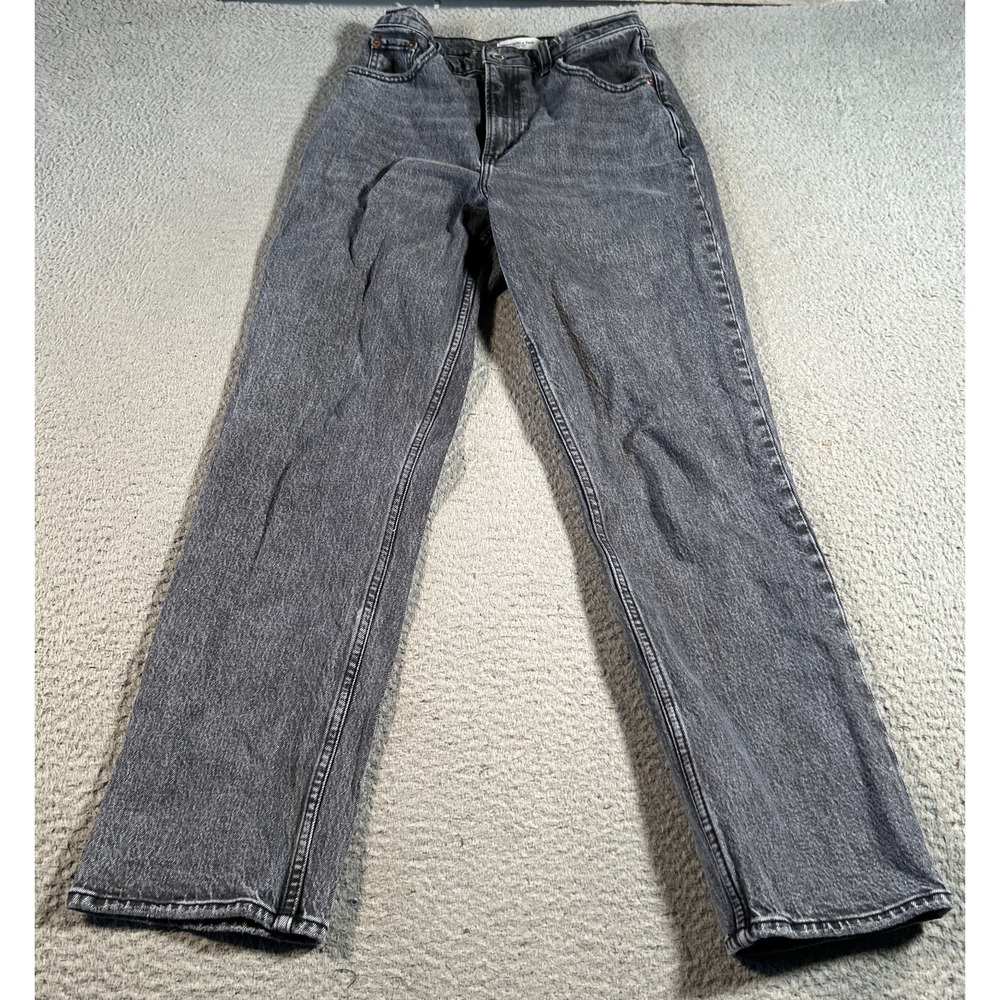Abercrombie & Fitch Jeans‎ Womens 4R (27X29) Black Denim Curve Love 90s Straight